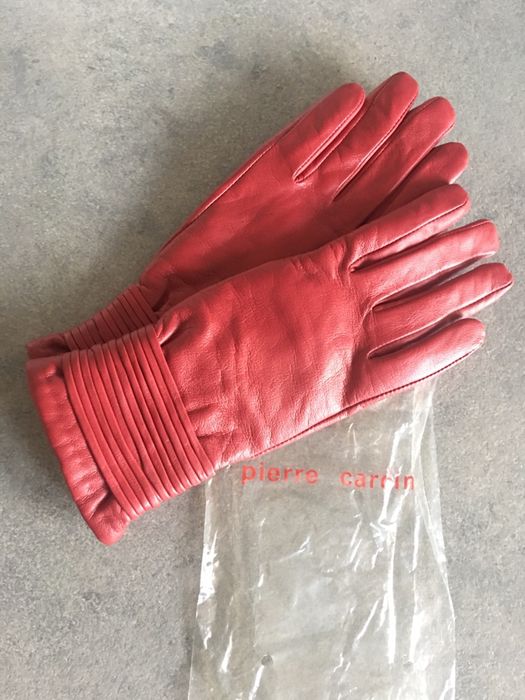 Rękawiczki skórzane Pierre Cardin