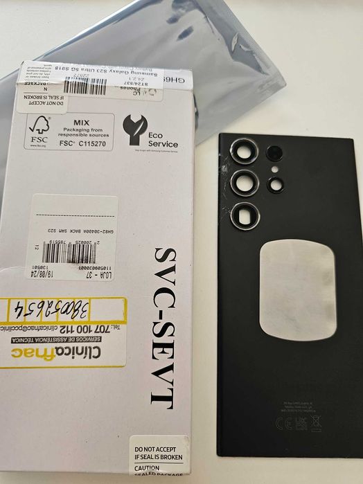 Cobertura traseira Samsung S23 Ultra (dano parcial)