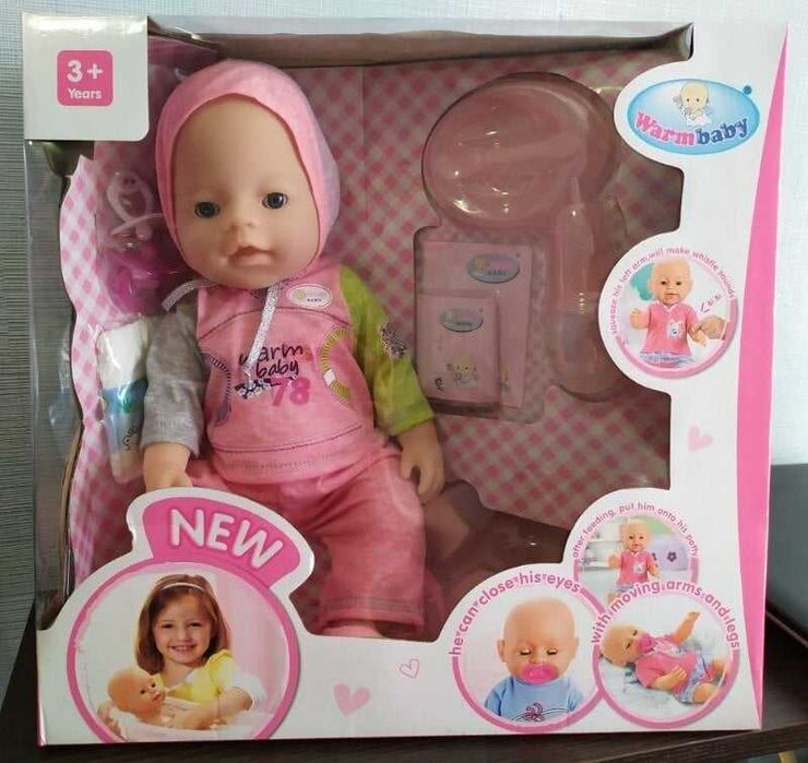 Пкпс Бебі Борн 42 см Бейбі Берн Baby born лялька кукла пупсик