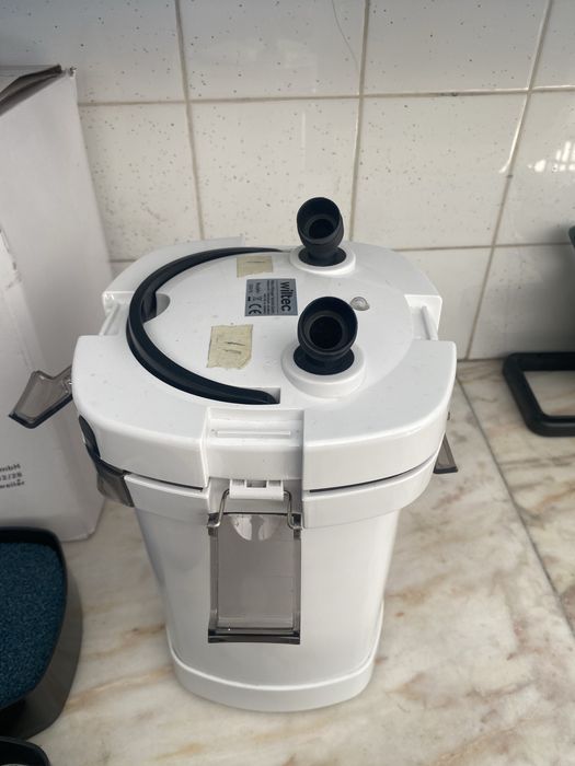 Filtro para PEIXE Canister Externo SunSun HW-504A para Aquário (800 L/h) + Mídias Filtrantes