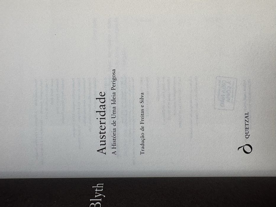 Austeridade de Mark Blyth