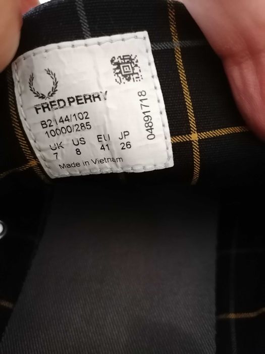 Sapatilhas fred perry n 41 como novas