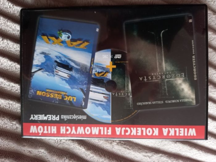Film DVD "Taxi 3" oraz "Egzorcysta - początek"