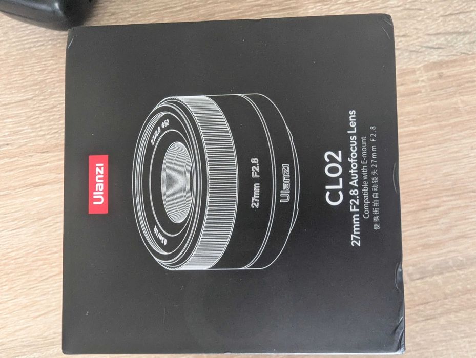 Nowy obiektyw ulanzi sony e 27 mm f2.8 AF