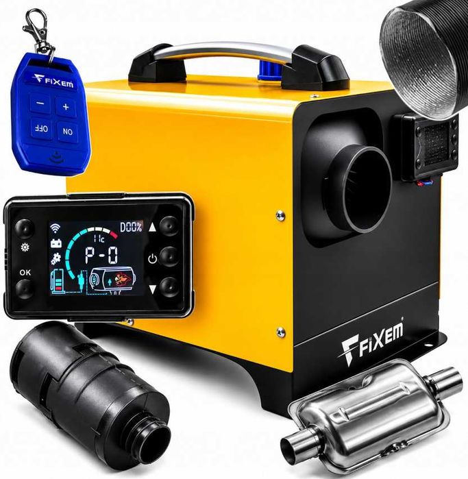 Вебасто Fixem 12/24/220в. Дизельний обігрівач  Fixem. Автономний дизельний обігрівач 8кВт.