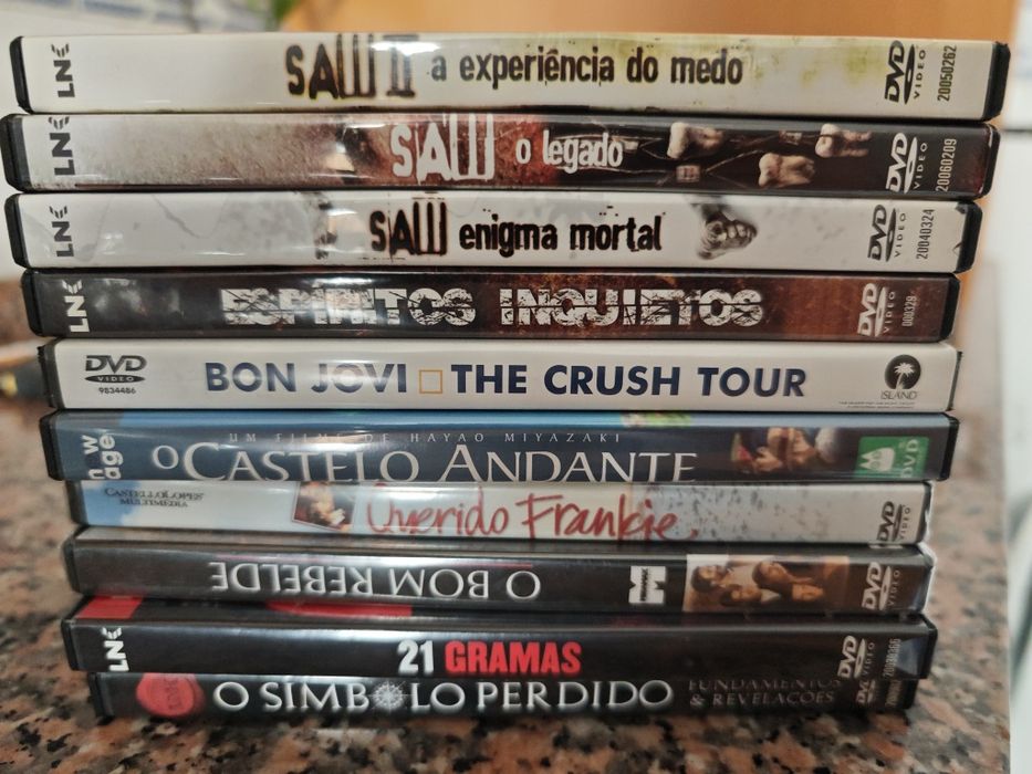 Conjunto 10  DVDs