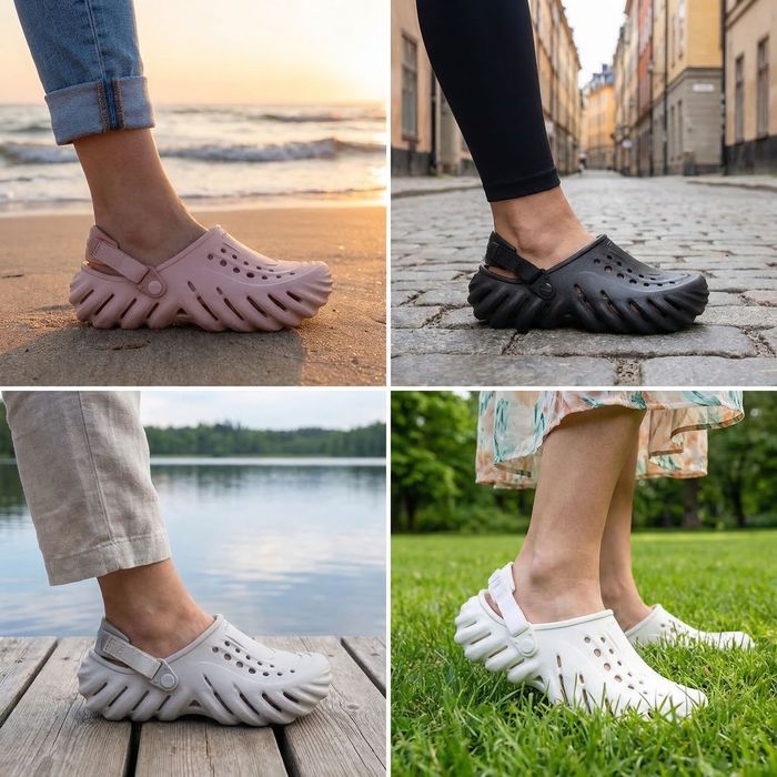Crocs Echo Clog кроксы мужские и женские оригинал