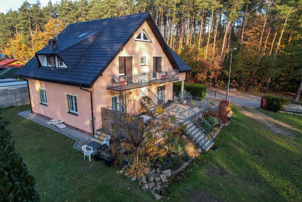 Noclegi-pokoje w Przełazach nad jeziorem NIESŁYSZ + CAMP-pole namiotow