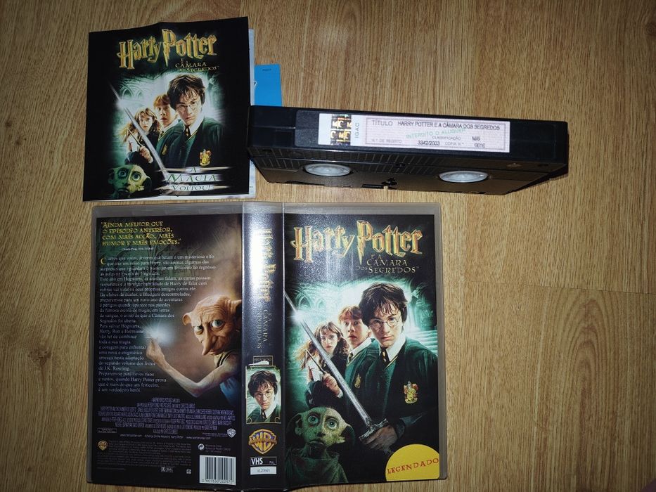 Cassette VHS Harry Potter e a câmara dos segredos