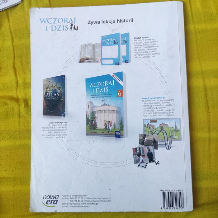1-2szt. podręcznik wczoraj i dziś klasa 5 i 6 nowa era