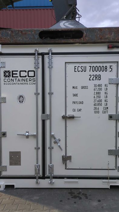 Kontener chłodniczy chłodnia 20'RF 2025 - Gdańsk