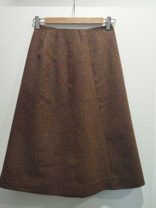 Нова вінтажна вовняна спідниця міді трапеція Cumbrian Design (Англія), розмір S