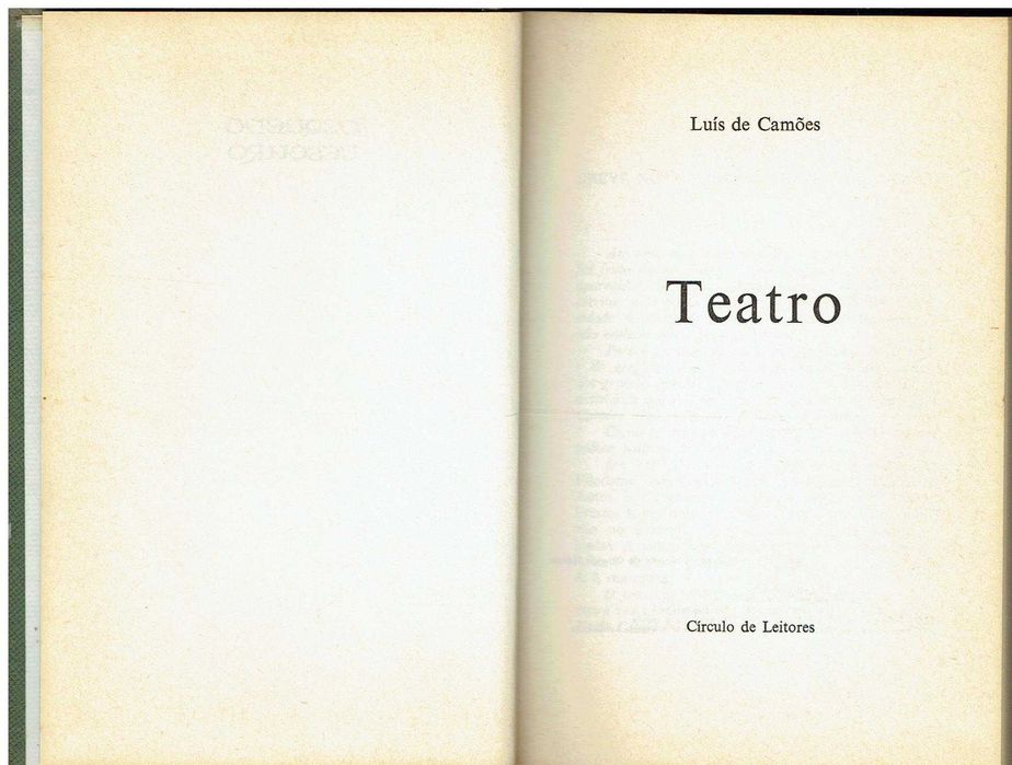11127

Teatro
de Luis de Camões