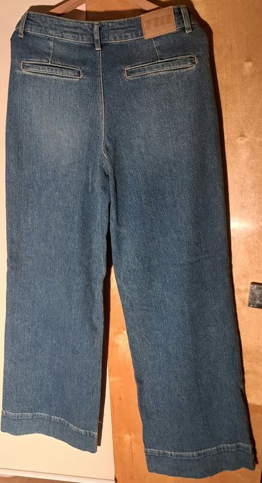 Spodnie Jeansowe damskie szerokie Tally Weijl Wysoki Stan Szerokie Nog