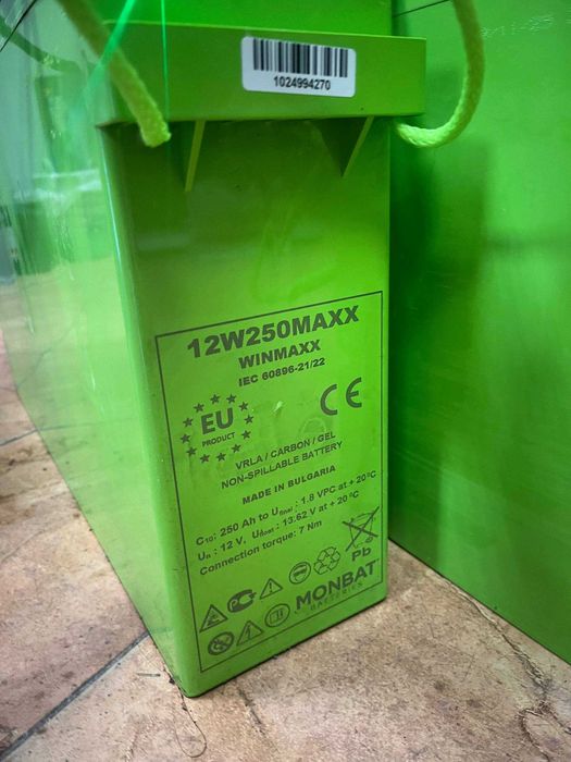 Monbat  250Ah GEL Карбоновая батарея высокой цикличности