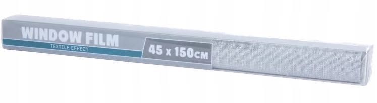 Samoprzylepna folia okno efekt tkaniny antyrefleksja MAT 45 x 150 cm