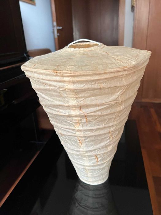 Candeeiro de suspensão em papel japonês