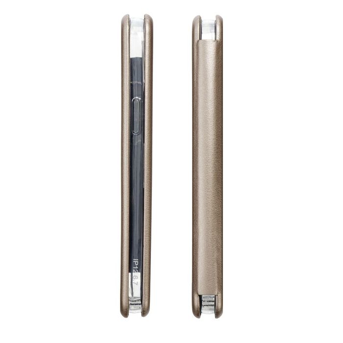 Etui z klapką na Samsung S24 ULTRA Elegance Book złote