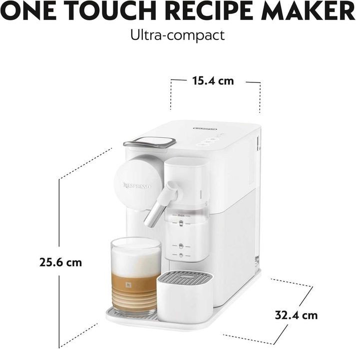 Кавомашина Nespresso Lattissima One від De'Longhi для капсул EN510.W