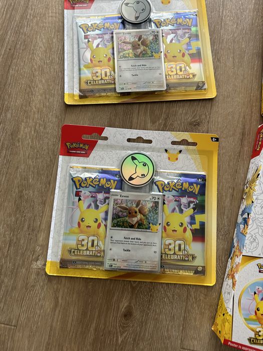 Pokemon TCG Artigos Coleção aniversario 30 anos