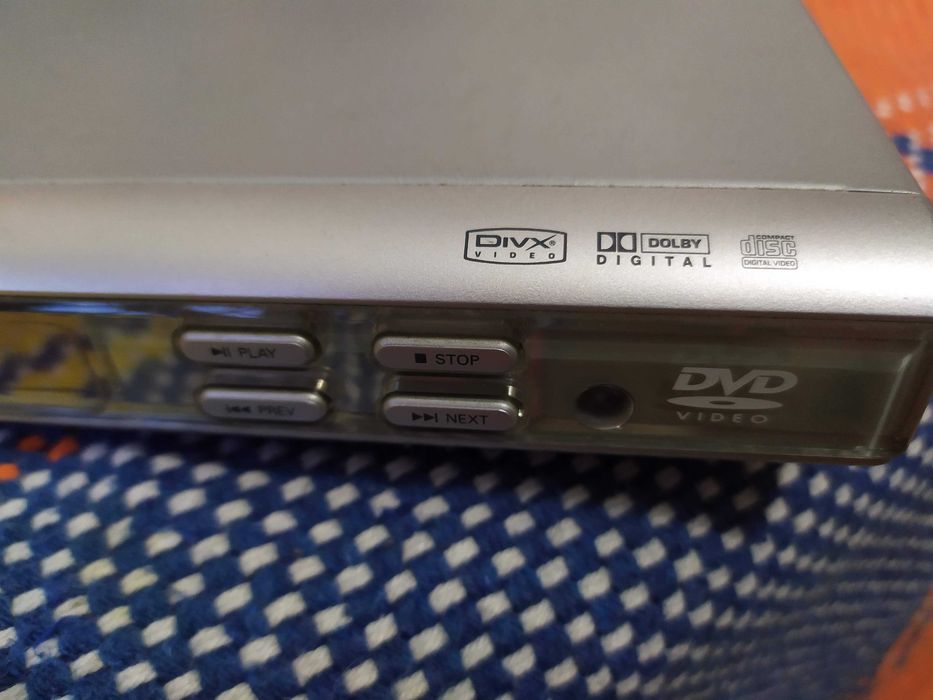 Leitor de DVD (cinzento)