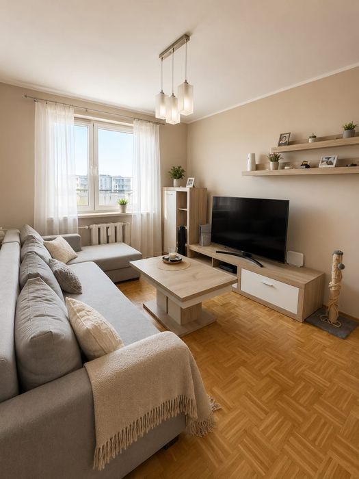 Mieszkanie na Nowym Mieście 42,5 m2, dwa oddzielne pokoje i oddzielna kuchnia