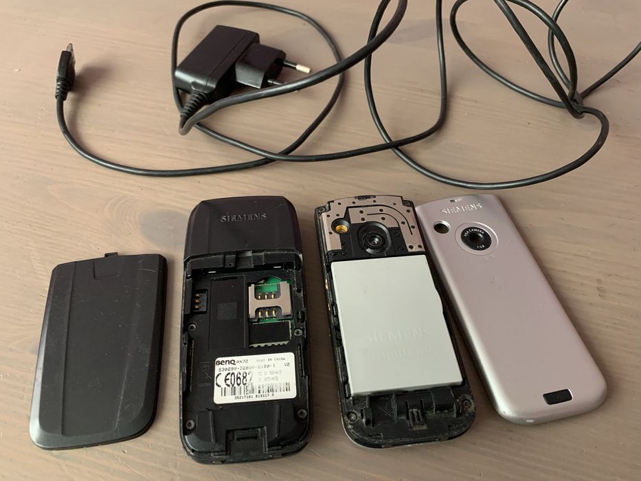 2x Siemens + ładowarka (opis)