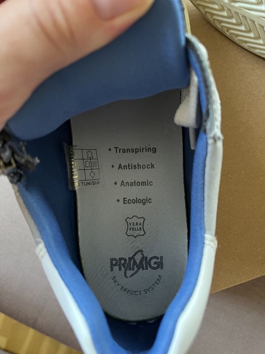 Кеди дитячі Primigi, розмір 38 (24,5 см), білі