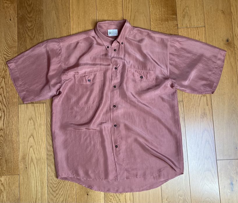 Męska jedwabna koszula Barone Rosso roz. L