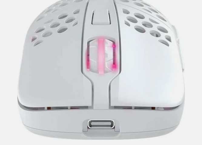 Mysz Gaming Cherry XTRFY M4 RGB Biała RGB 71g