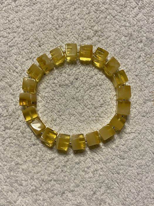 Bransoleta z bursztynu
