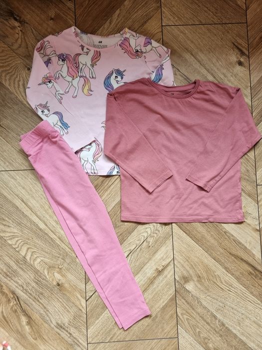 Zestaw paka paczka ubranek dla dziewczynki Zara h&m Smyk 116