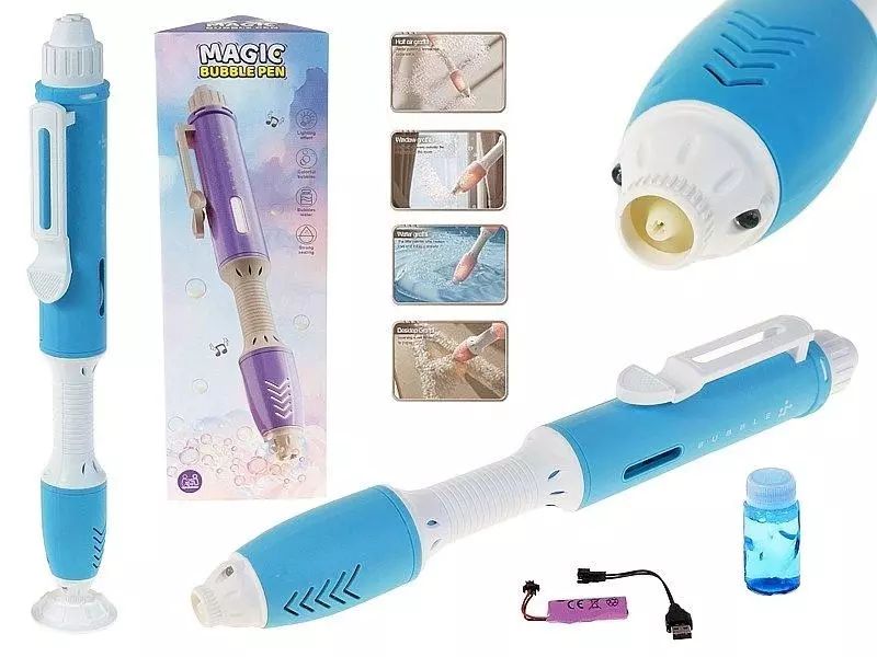 Magiczny Długopis Piszący Bańkami Mydlanymi 50Ml. Adar. Nowy Produkt