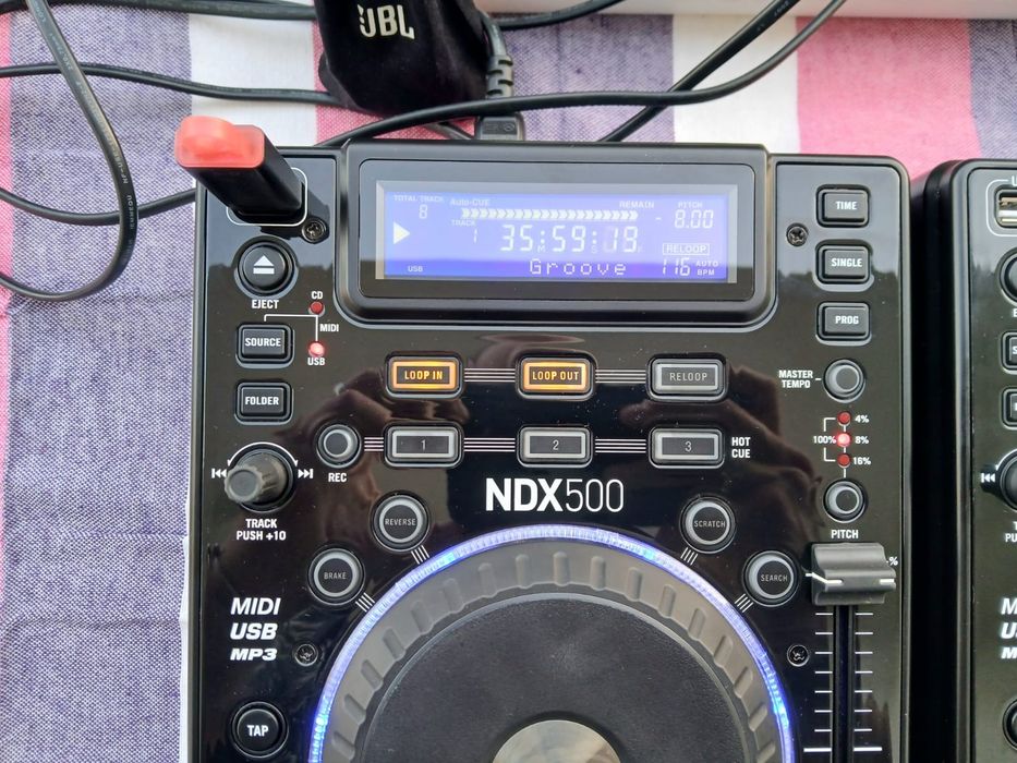 Numark NDX500 PAR( Leitor CD USB e Controlador MIDI)