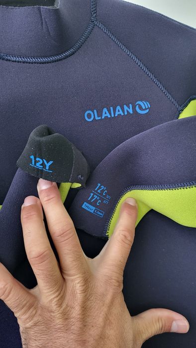 Fato Surf Olaian criança 12 anos + capacete