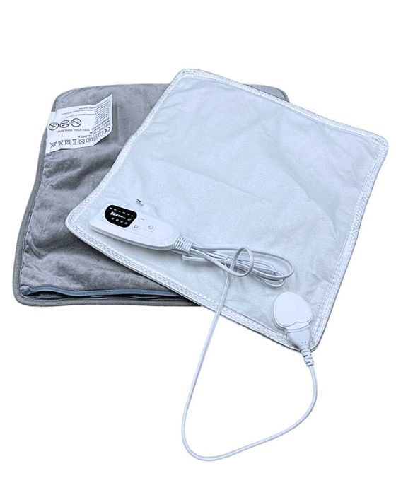 Електрогрілка 2в1 для ніг та тіла 40x40 см, 50Вт, 6 реж.підігр, таймер