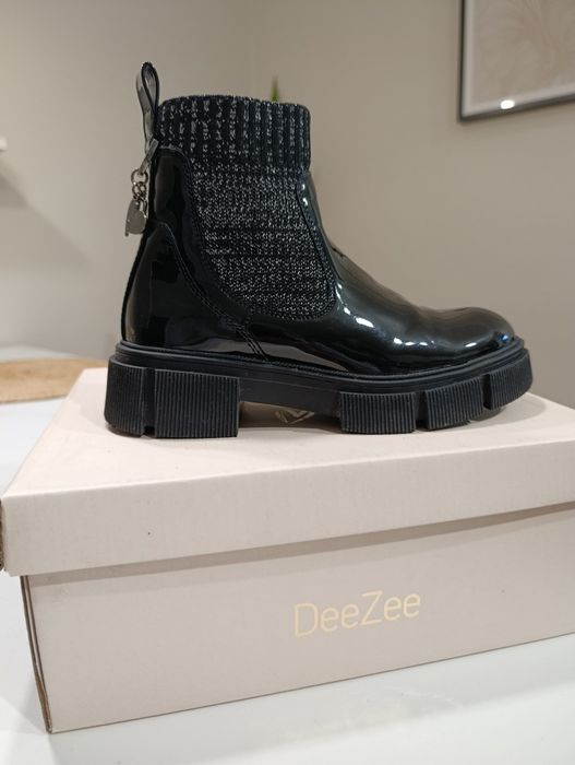 Buty ocieplane DeeZee 33 czarne botki