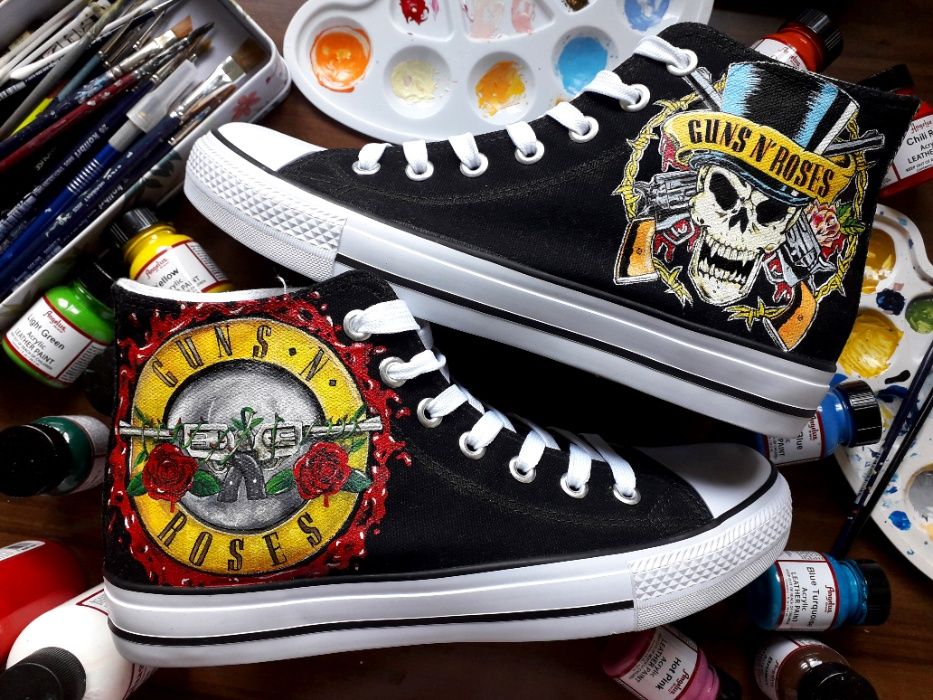 guns and roses converse