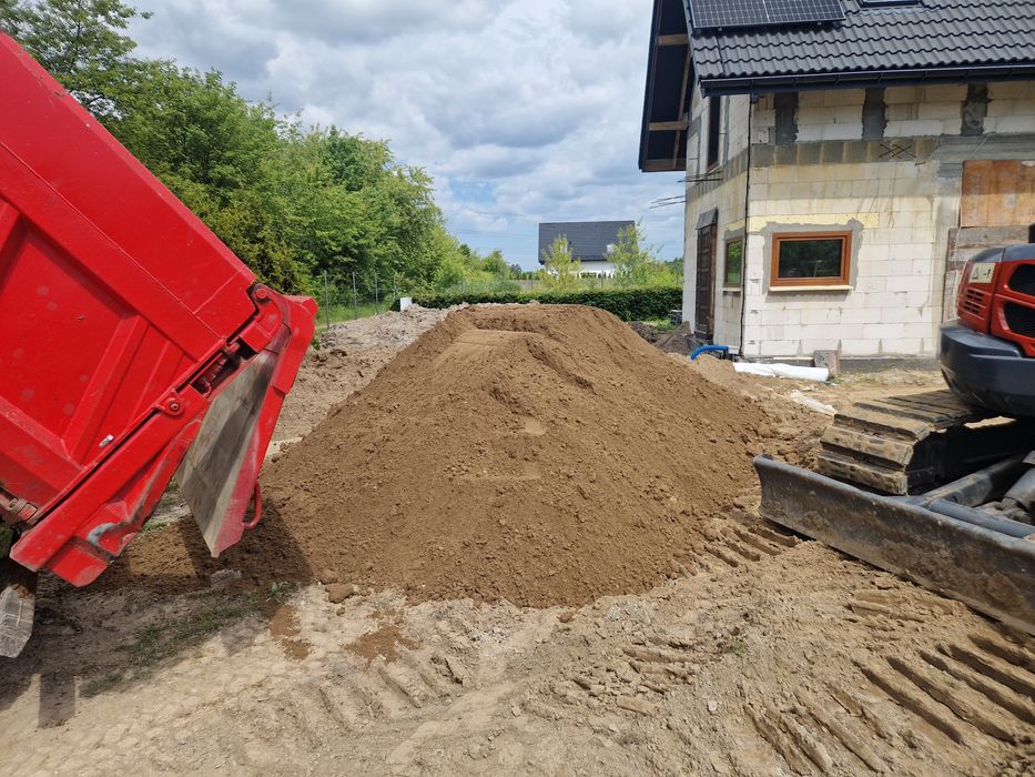 Zasypka, piasek zasypowy pod fundament