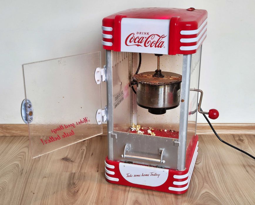 Maszyna urządzenie do popcornu Coca-Cola sprawne używane