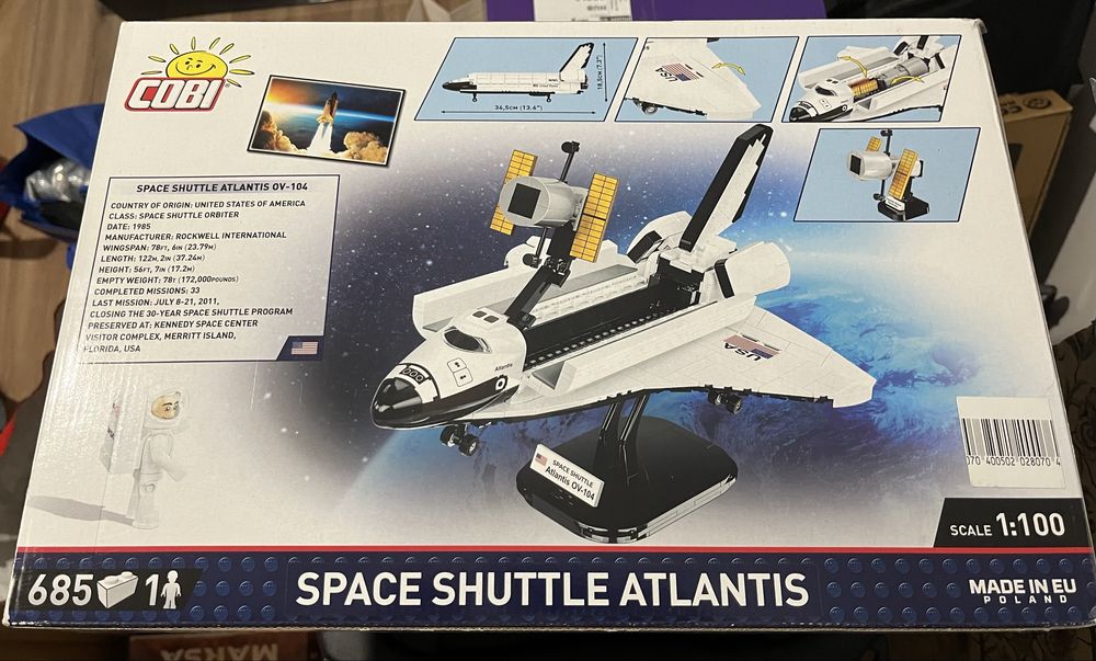 Klocki Space Shuttle Atlantis
