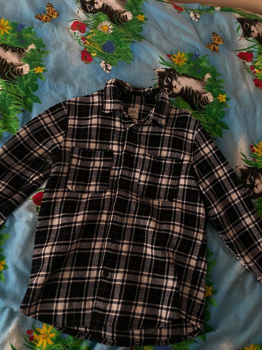 тепла сорочка у клітинку