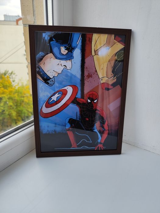 Постер А4 в рамці Spider Man, Doctor Doom