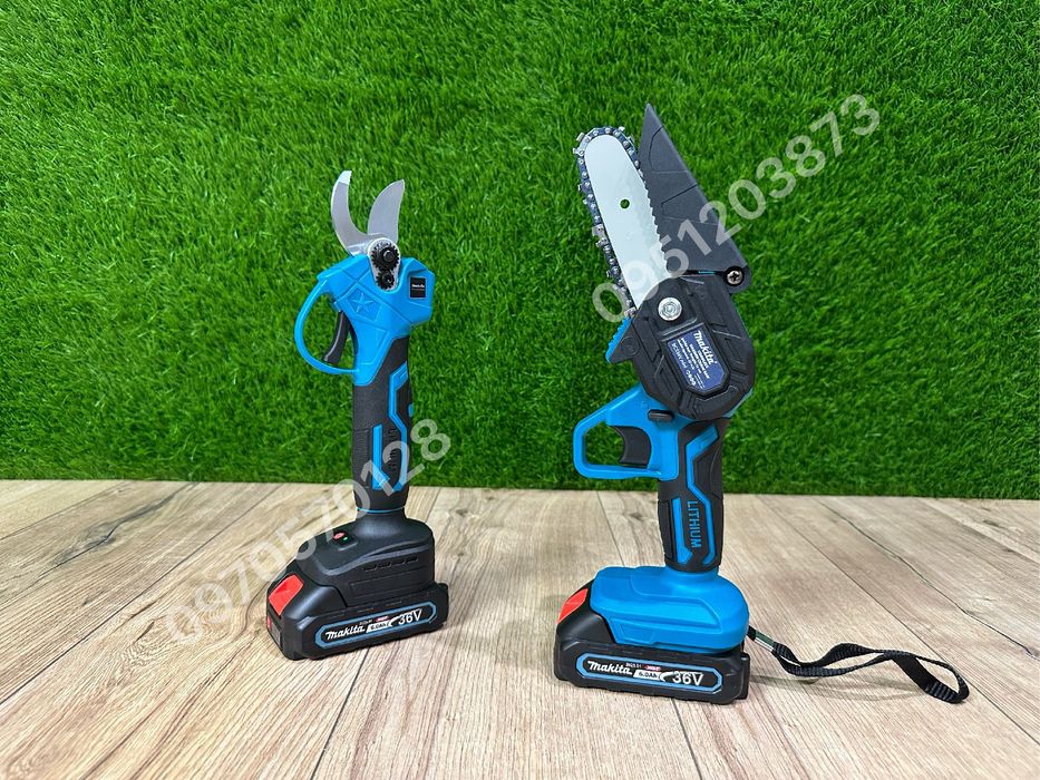 Набор садовый 2/1 Makita Мини пилка BCS36V + Секатор DMT50BL 36V 6Ah