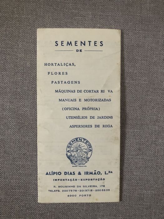 Calendario antigo: A sementeira de 1990