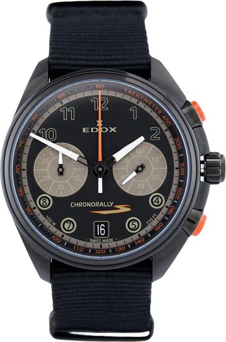 Zegarek kwarcowy EDOX, szafir, chronograf, super stan! okazja!!!