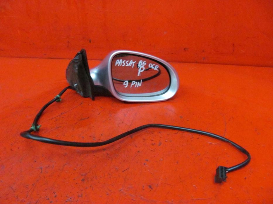 vw passat b6 3c lusterko elektryczne prawe 9 pin srebrne la7w europa