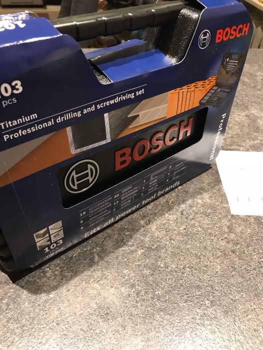 NOWY Zestaw Wierteł Bitów Bosch Do Metalu Betonu Drewna + Walizka HIT