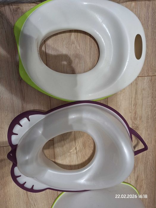 Nocnik, deska nakładka, krzesełko do karmienia