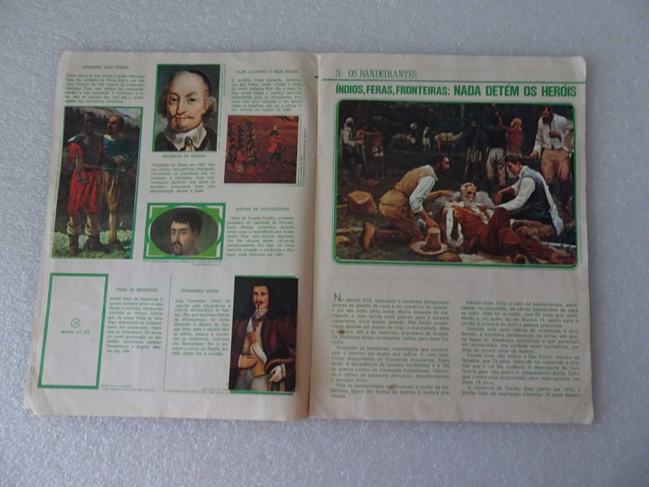 Caderneta de cromos Os Maiores Momentos da Nossa História - Abril f6